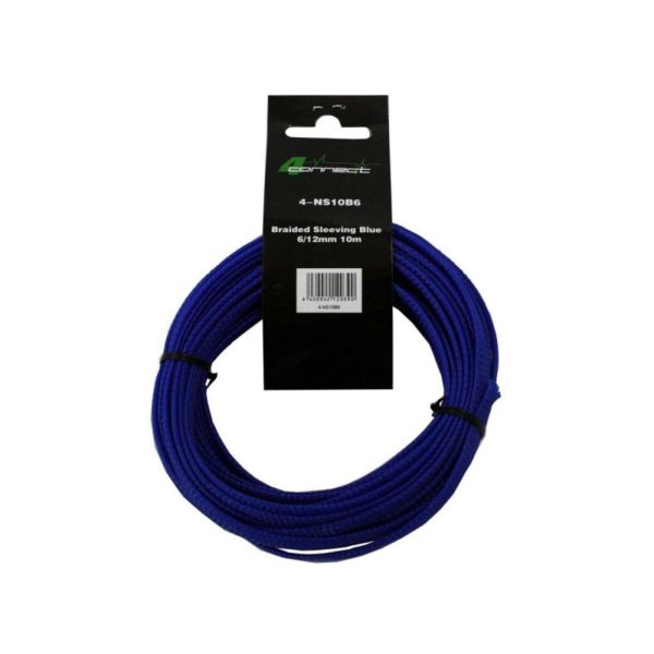 4-Connect blå nylonstrumpa 6/12mm